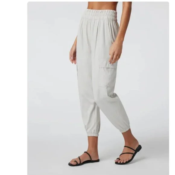 Vuori Villa Cargo Jogger Loungewear Activewear Cargo Taupe Off White Small - Picture 1 of 8